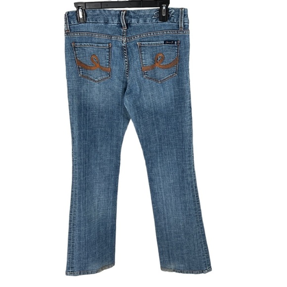 Seven7 Bootcut Jeans Midrise Medium Wash - Picture 3 of 7